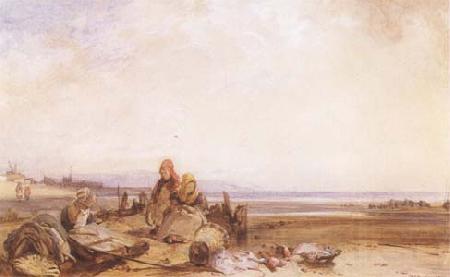 Richard Parkes Bonington Beach in Normandy (mk09)